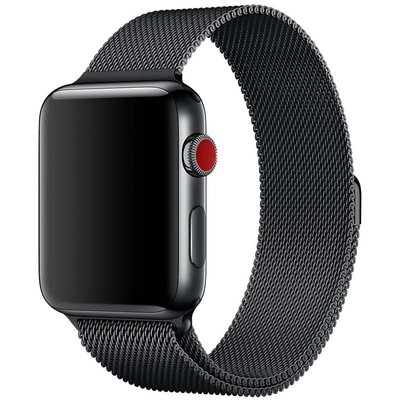 Ремінець Apple Watch Milanese Loop 38/40/41mm black 00010696 фото