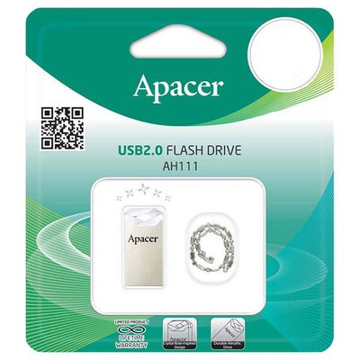 USB 2.0 Apacer AH111 16 GB Crystal/ Blue /6М/ 00063770 фото