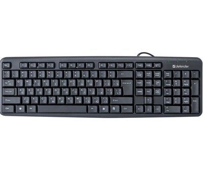 Дротова клавіатура DEFENDER Element HB-520 (чорна) /6M/ 00084993 фото