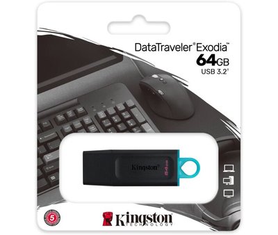 USB 3.2 Kingston DT Exodia 64Gb /6M/ 00059191 фото
