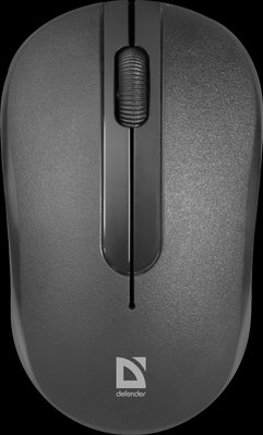 Мишка бездротова USB DEFENDER Datum MM-285 (чорна) /6М/ 00081151 фото