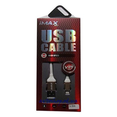 USB cable IMAX Iphone 5/6/7 Nylong 00005579 фото