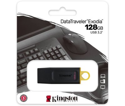 USB флеш Kingston DT Exodia 128 GB USB 3.2 /6M/ 00057490 фото