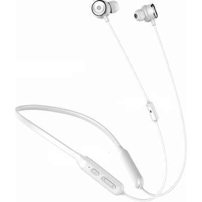 Bluetooth Навушники (через шию) Baseus SIMU Active S15 білі /1M/ 00031284 фото