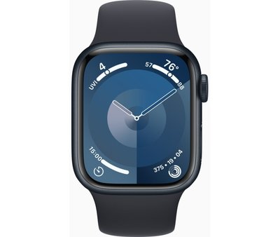 Apple Watch Series 9 GPS 41mm Midnight Aluminium Case with Midnight Sport Band 941md фото