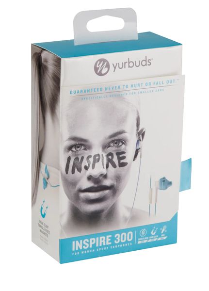 Навушники JBL Yurbuds Inspire 300 Aqua/White /1M/ 00020222 фото