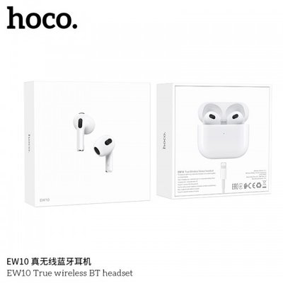 Навушники Hoco EW10 TWS White /3M/ 00072934 фото