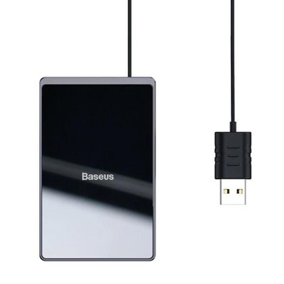 БЗУ Baseus Card Ultra-Thin 15W (Black) /3M/ 00060659 фото