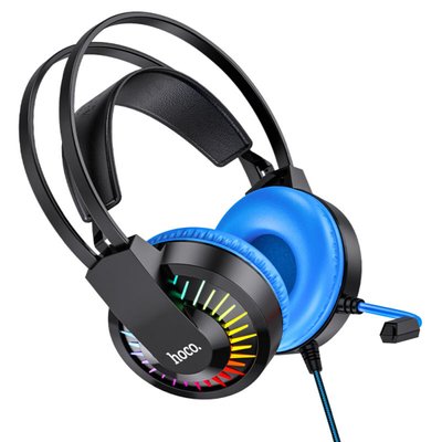 Ігрові навушники Hoco W105 Joyful GAMING Сині 00082436 фото