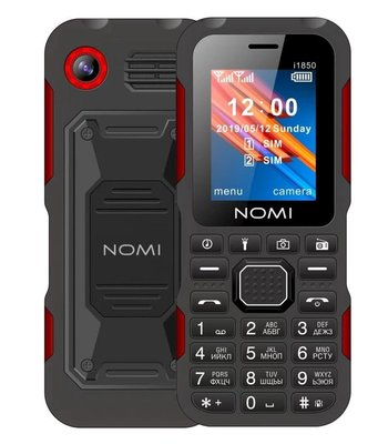 Nomi i1850 Black-red (чорно-чер.) 00091981 фото