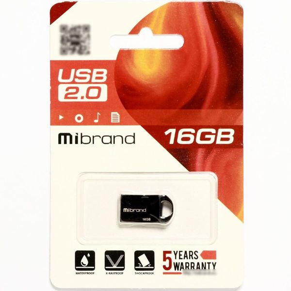 USB 2.0 Wibrand Hawk 16 GB Black /6М/ 00082590 фото