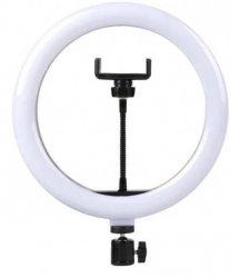 Кільцева Led лампа (LJJ 13) 30см з затискачем для телефону /14дн/ 00086496 фото