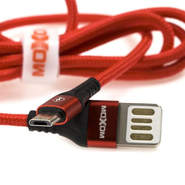 USB cable MOXOM micro USB (MX-CB16) (чорний) 00048970 фото