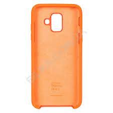 Silicone Cover Full Protective Samsung Galaxy A6 2018 (A600F) (orange) 00022200 фото